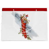 Weihnachtsabend Große Geschenktüte (Vorderseite)