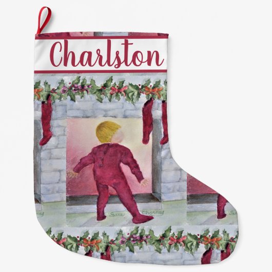 Weihnachtsabend Großer Weihnachtsstrumpf (Vorderseite)