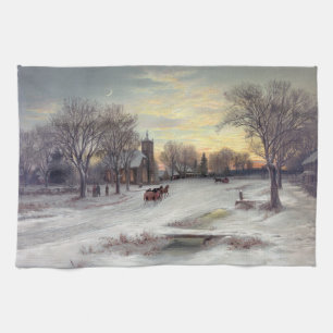 Weihnachtsabend Handtuch