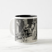 Weihnachtsabend in der Tasse der Kolonialzeit (Vorderseite Links)