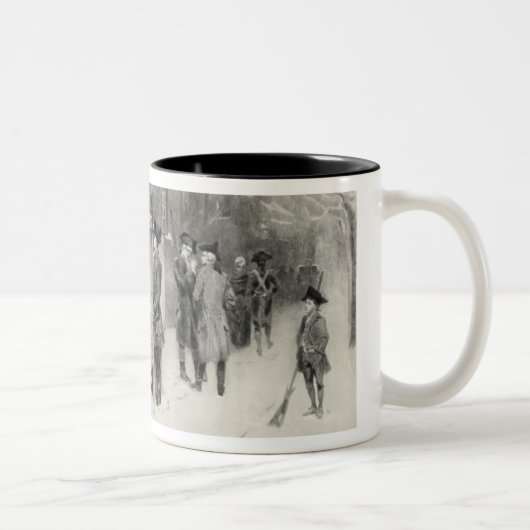 Weihnachtsabend in der Tasse der Kolonialzeit (Rechts)