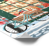 Weihnachtsabend in Santas Werkstatt Poster (Ecke)