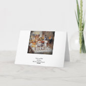 Weihnachtsabend Julaftonen Feiertagskarte (Rückseite)