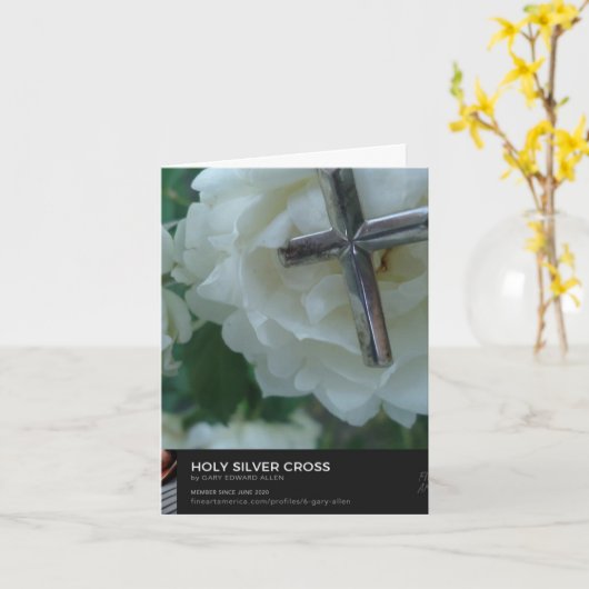 Weihnachtsabend Karte (Gelbe Blume)