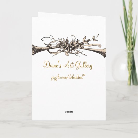 Weihnachtsabend - Karte (Rückseite)