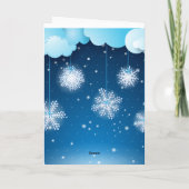 Weihnachtsabend, Karte (Rückseite)