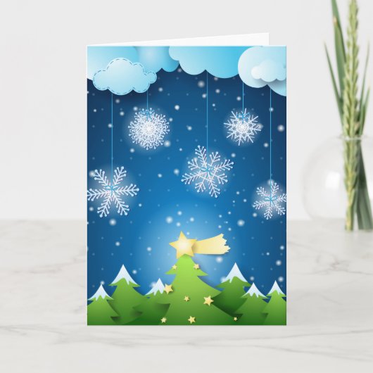 Weihnachtsabend, Karte (Vorderseite)