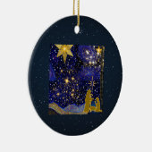 Weihnachtsabend Keramik Ornament (Rechts)