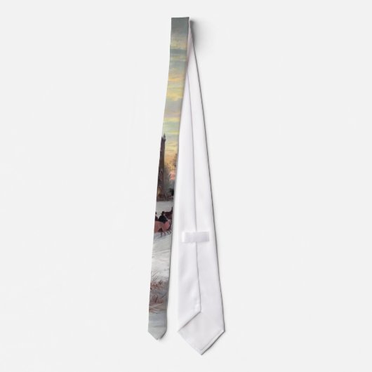 Weihnachtsabend Krawatte (Rückseite)