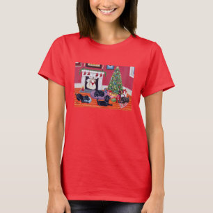 Weihnachtsabend Labradors T-Shirt