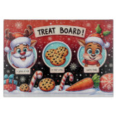 Weihnachtsabend Leckerei Board Geschenk | Milch un Schneidebrett (Vorderseite)