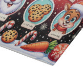 Weihnachtsabend Leckerei Board Geschenk | Milch un Schneidebrett (Ecke)