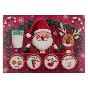 Weihnachtsabend-Leckerei Schneidebrett