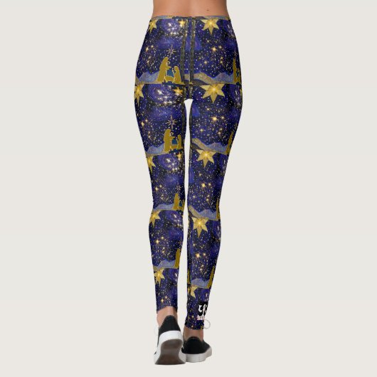 Weihnachtsabend Leggings (Rückseite)
