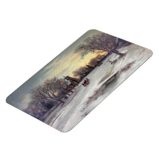 Weihnachtsabend Magnet (Linke Seite)