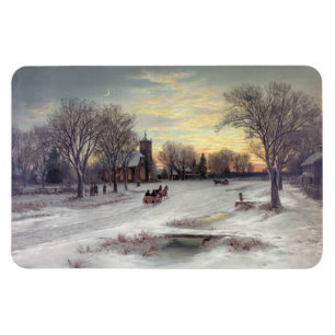 Weihnachtsabend Magnet