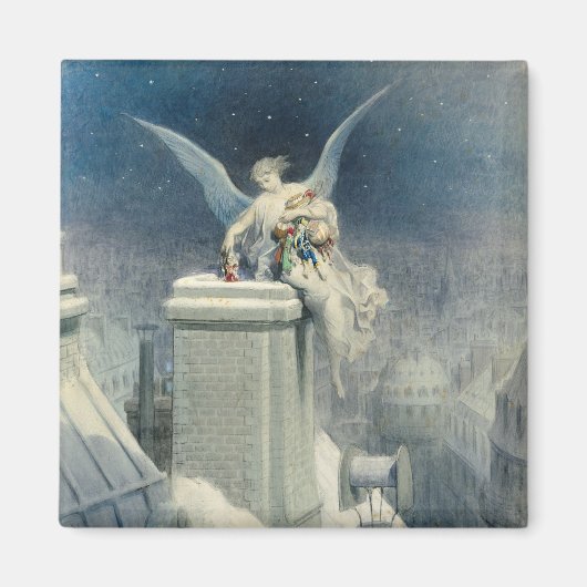 Weihnachtsabend Magnet (Vorne)