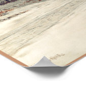 Weihnachtsabend Malerei (1885) von W. C. Bauer Poster (Ecke)