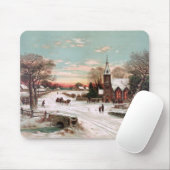 Weihnachtsabend-Mauspad Mousepad (Mit Mouse)