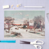 Weihnachtsabend mit Hoover & Son Malerei Seidenpapier (Handwerk)