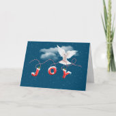 Weihnachtsabend mit Joy Sign Karte (Vorderseite)