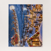 Weihnachtsabend mit Santa Puzzle (Vertikal)