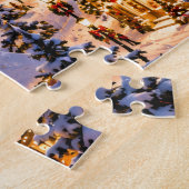 Weihnachtsabend mit Santa Puzzle (Seite)