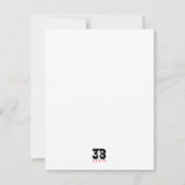 Weihnachtsabend Mitteilungskarte (Rückseite)