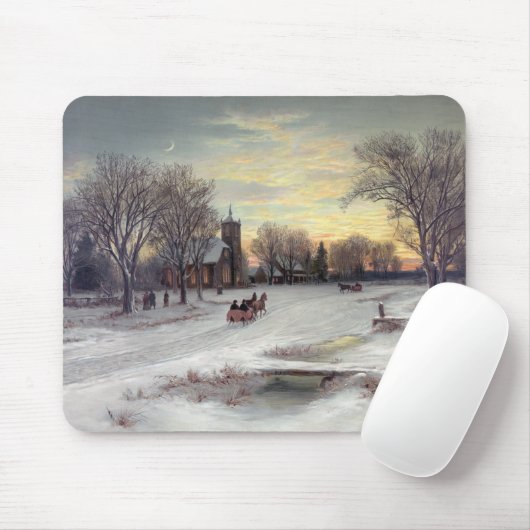 Weihnachtsabend Mousepad (Mit Mouse)
