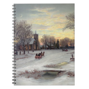 Weihnachtsabend Notizblock