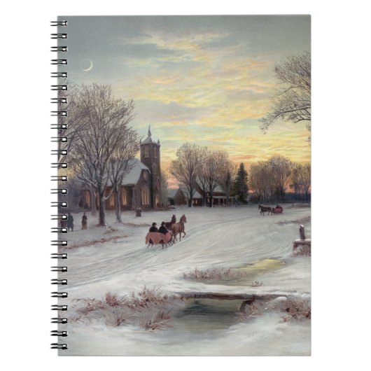 Weihnachtsabend Notizblock (Vorderseite)