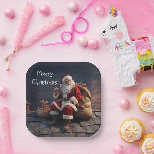 Weihnachtsabend Pappteller (Party)