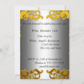 Weihnachtsabend Party 2 Einladung (Rückseite)