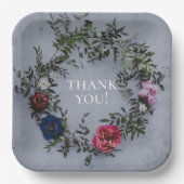 Weihnachtsabend Personalisiertes Party Teller 9" (Vorderseite)