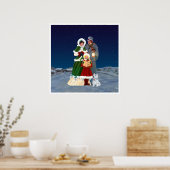 Weihnachtsabend Poster (Küche)