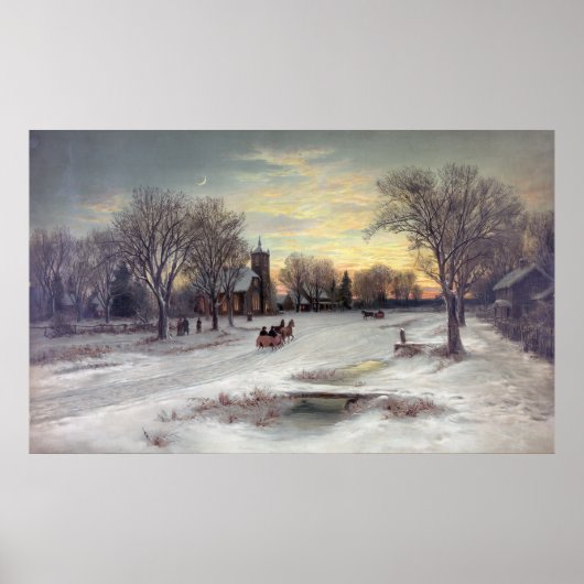 Weihnachtsabend Poster (Vorne)