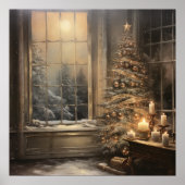 Weihnachtsabend-Poster Poster (Vorne)