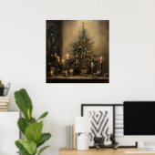 Weihnachtsabend-Poster Poster (Heimbüro)