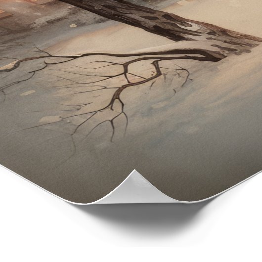 Weihnachtsabend-Poster Poster (Ecke)