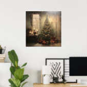 Weihnachtsabend-Poster Poster (Heimbüro)