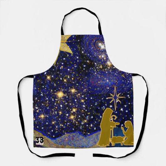 Weihnachtsabend Schürze (Vorderseite)