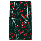 Weihnachtsabend - traditionelle Weihnachtsverpacku Kleine Geschenktüte (Vorderseite)