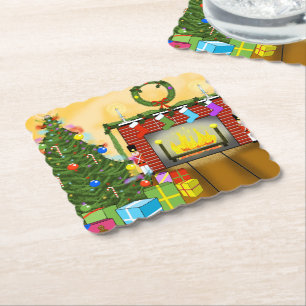 Weihnachtsabend-Untersetzer Untersetzer