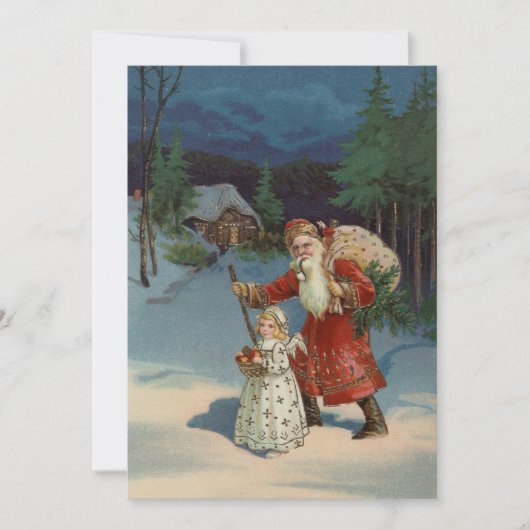 Weihnachtsabend | Vintager Urlaub (Vorderseite)