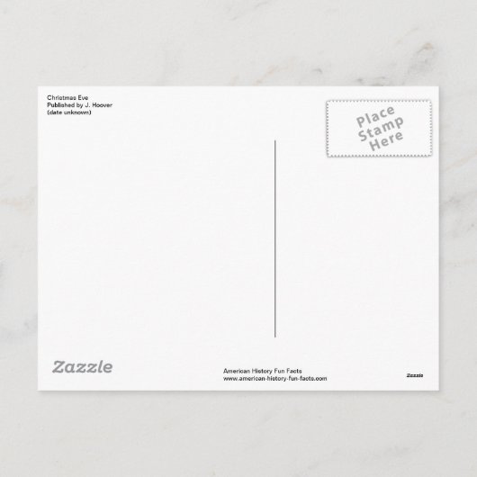 Weihnachtsabend von J. Hoover - Weihnachten (Rückseite)