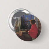 Weihnachtsabend von Jessie Willcox Smith Button (Vorne & Hinten)
