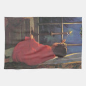 Weihnachtsabend von Jessie Willcox Smith Geschirrtuch (Horizontal)