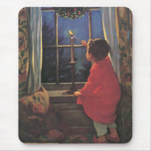 Weihnachtsabend von Jessie Willcox Smith Mousepad