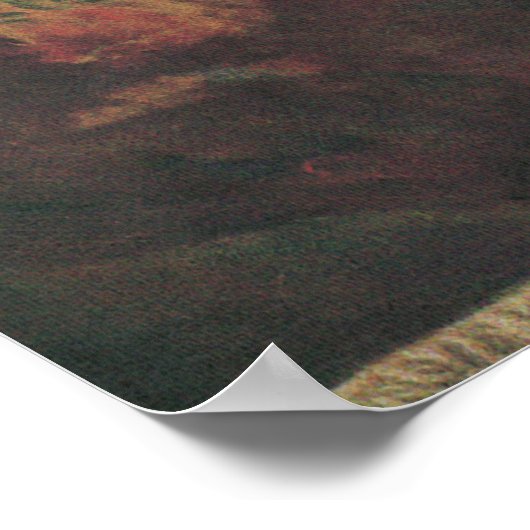 Weihnachtsabend von Jessie Willcox Smith Poster (Ecke)