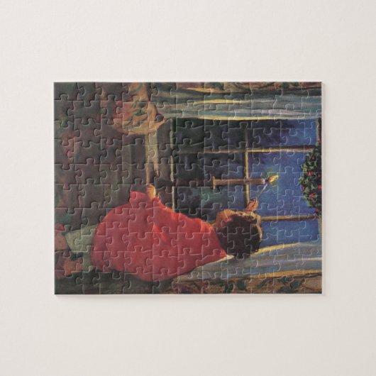 Weihnachtsabend von Jessie Willcox Smith Puzzle (Horizontal)